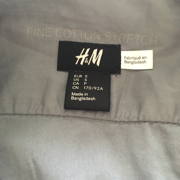 H&M Grey Dress Shirt - Picture 2 of 4